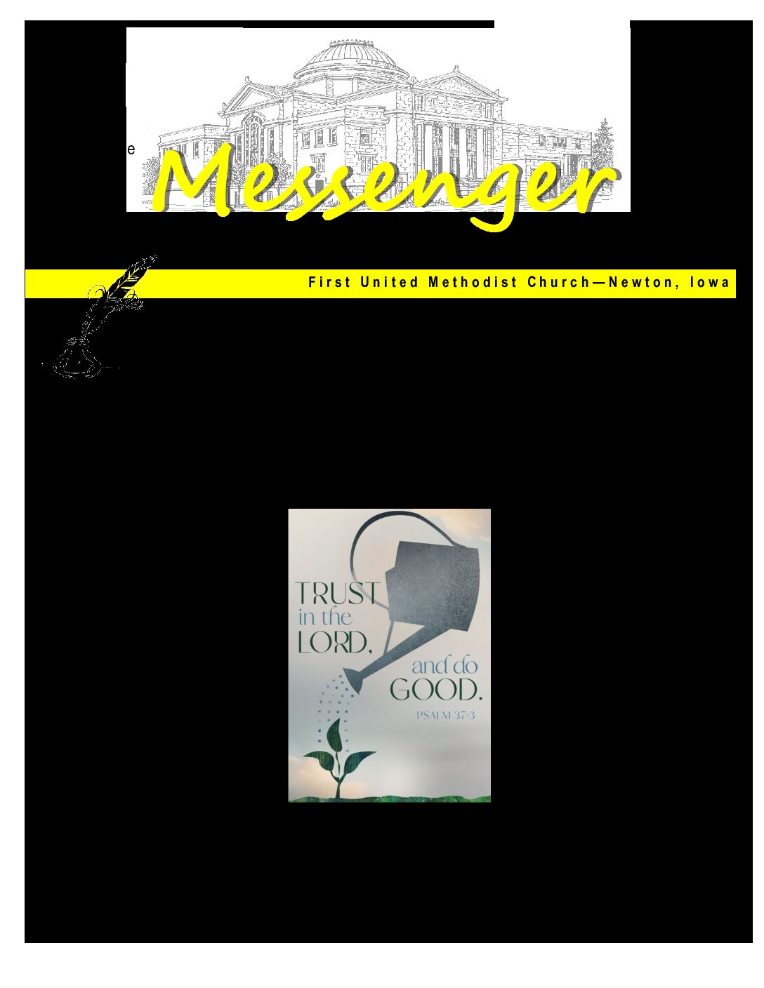 March 2022 Messenger First United Methodist Church — Newton, Iowa